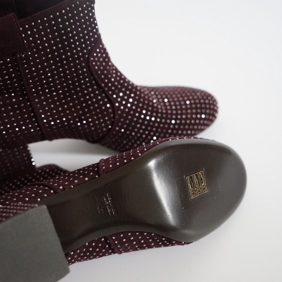 Laurence Dacade Wine Stud Boots - Picture 3 of 8